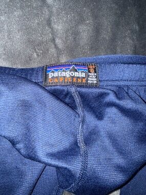 Patagonia Kids Bottoms Navy Blue Capilene